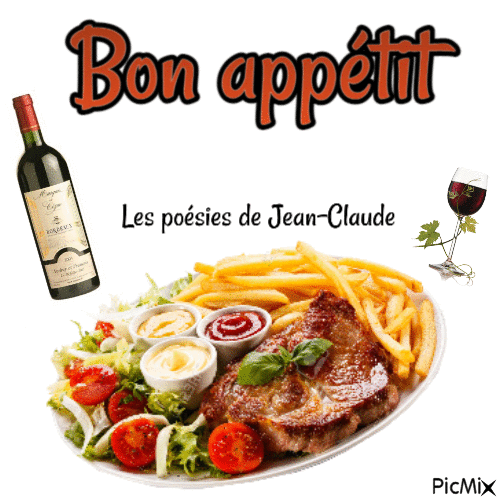 Bon appétit - GIF animasi gratis