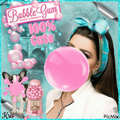 Bubble gum - Free animated GIF