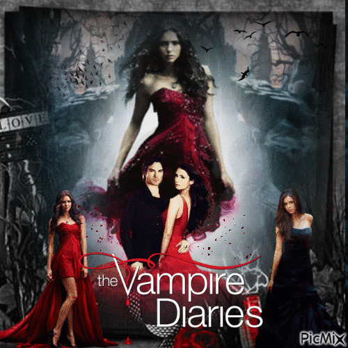 The Vampire Diaries:Elena - Bezmaksas animēts GIF
