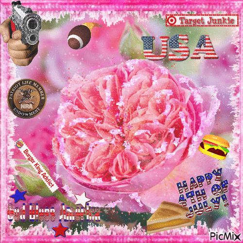 American Rose - Bezmaksas animēts GIF