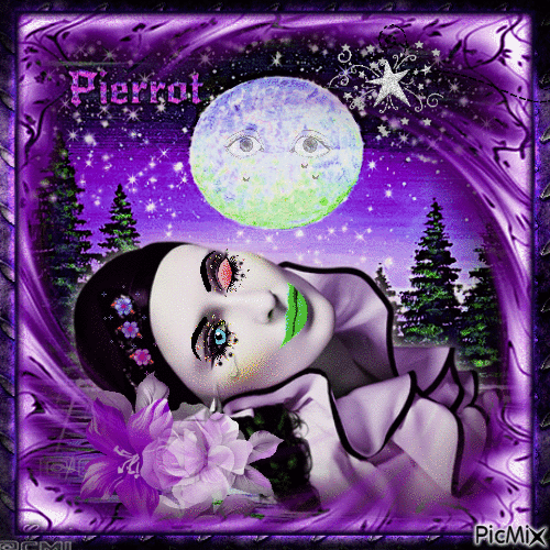 Pierrot - Tons violets