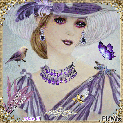~Purple the Color of Royalty~ - GIF animé gratuit
