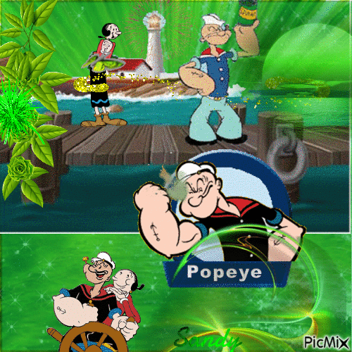  Olivia y Popeye