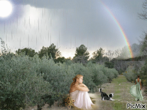 pluie - Ilmainen animoitu GIF