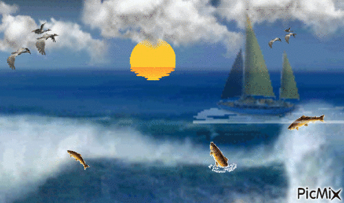 ocean - Bezmaksas animēts GIF