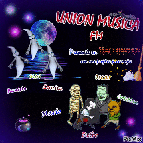 HALLOWEEN UNION MUSICA2017 - GIF animado gratis