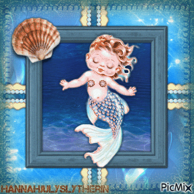 (((Baby Mermaid))) - GIF เคลื่อนไหวฟรี