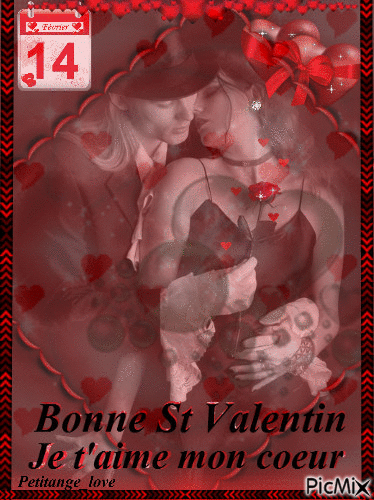 Bonne St Valentin - Безплатен анимиран GIF