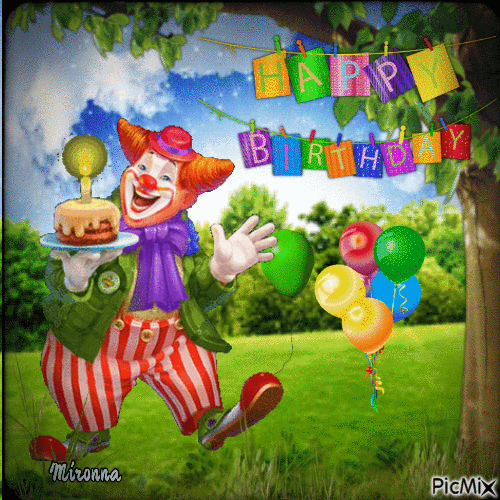Happy Birthday - Nemokamas animacinis gif