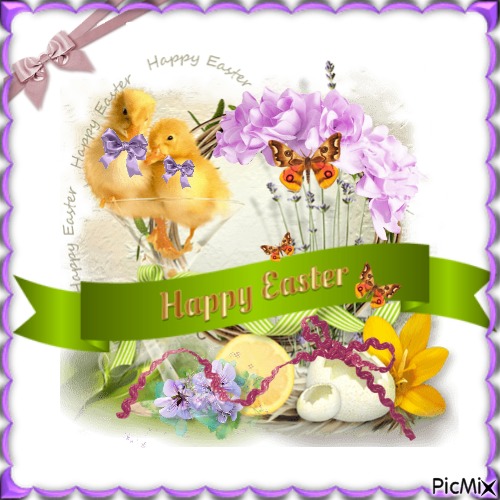 Happy Easter-🙂🐰🐔🐤🥚 - δωρεάν png