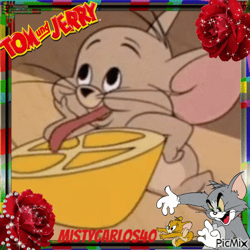 Tom and Jerry - Бесплатный анимированный гифка