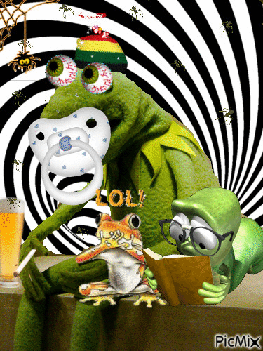 Toads night out - Bezmaksas animēts GIF