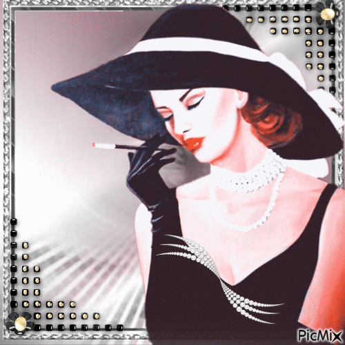 La dama de las perlas - Besplatni animirani GIF