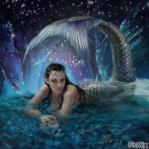 mermaid - GIF animé gratuit