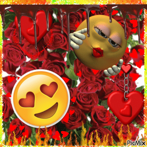 emoji valentine - GIF animé gratuit
