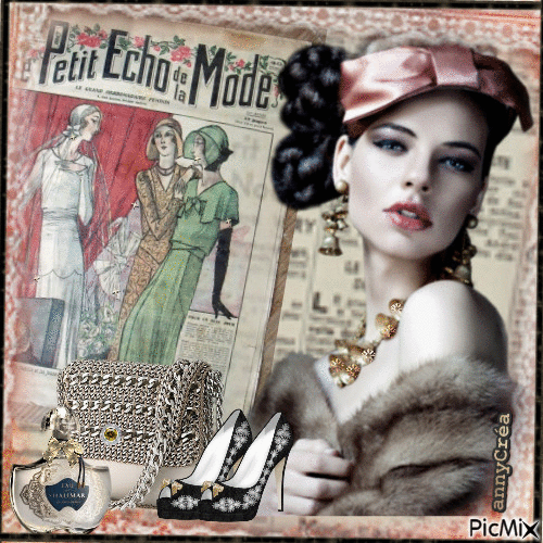 Vintage fashion - Besplatni animirani GIF