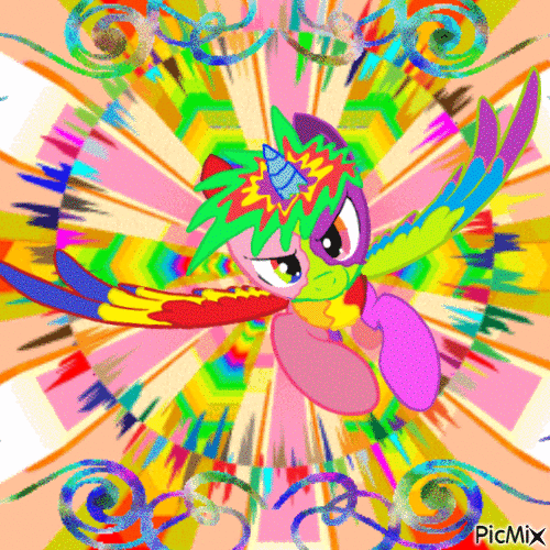 My Colorful Pony - Nemokamas animacinis gif