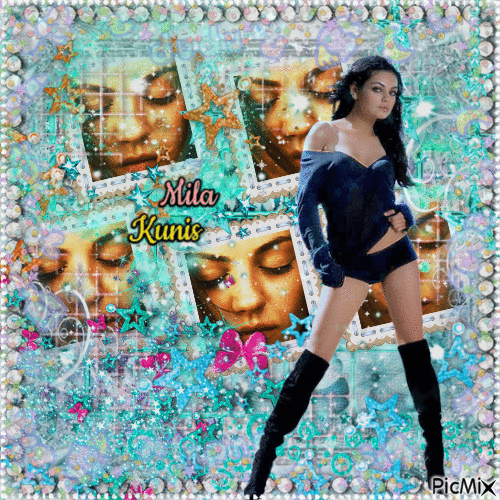 Mila Kunis - Бесплатни анимирани ГИФ