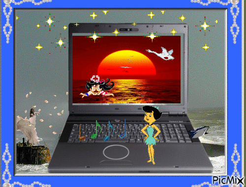ordinateur de rêve - GIF animate gratis
