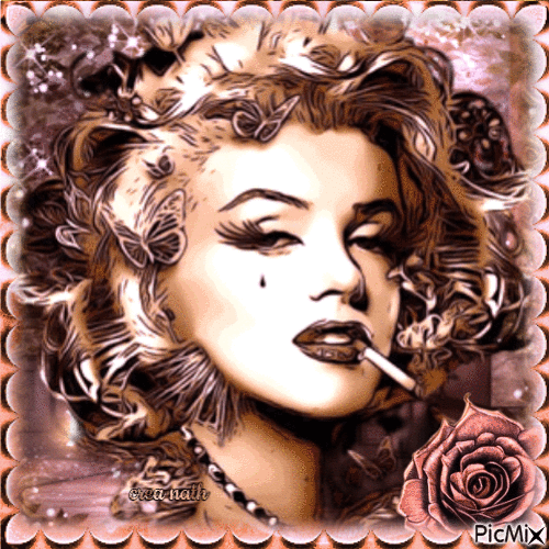 Marilyn / concours - GIF animé gratuit