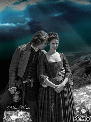 Outlander ( jamie  & Claire ) - Δωρεάν κινούμενο GIF