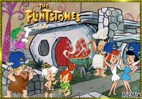 The Flintstones - GIF animasi gratis