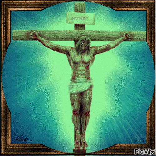 Crucifixión - Nemokamas animacinis gif