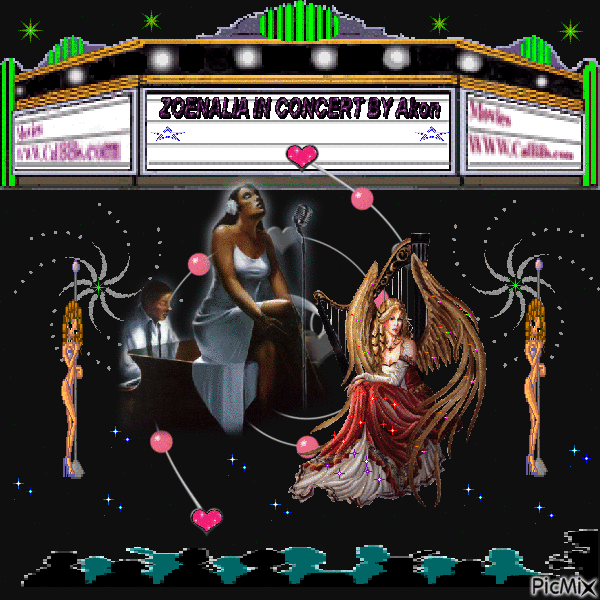 zoenalia in concert by Akon  ha ha ha - Ücretsiz animasyonlu GIF