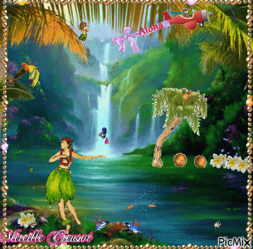escale Tahiti - Ilmainen animoitu GIF