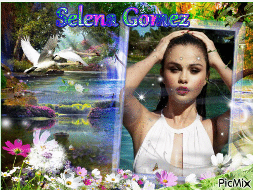Selena Gomez - Animovaný GIF zadarmo
