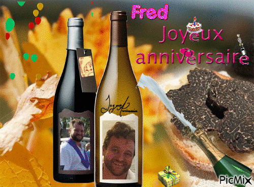Anniv Fred - Free animated GIF
