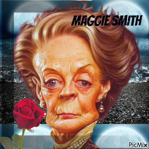 Maggie Smith - Free animated GIF