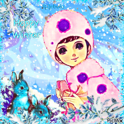 Happy winter - Gratis animerad GIF