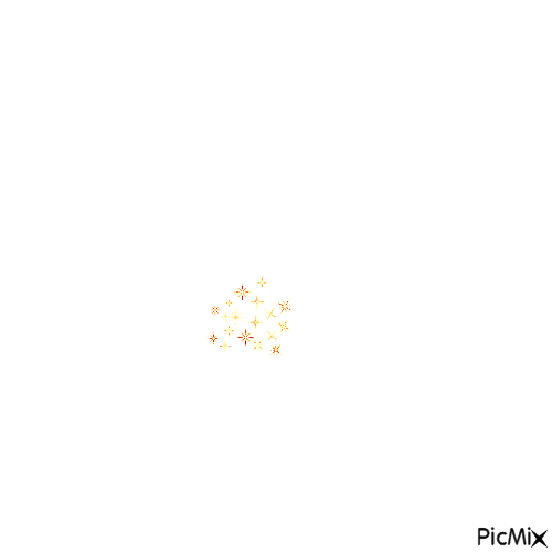 gold twinkling stars - Free animated GIF
