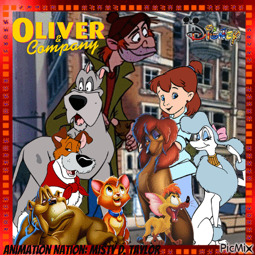 Oliver and Company - 免费动画 GIF