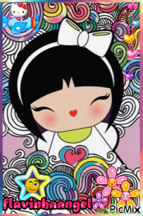 Oriental Funny Girl - Free animated GIF