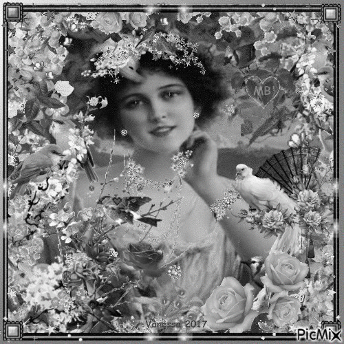 "Portrait Vintage"... <3 ...CONCOURS - Free animated GIF