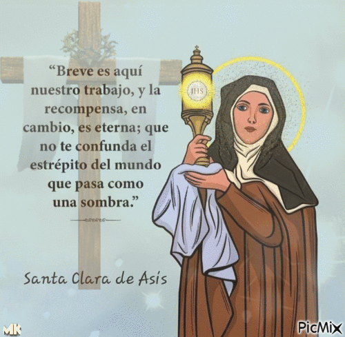 Clara de Asís - Бесплатни анимирани ГИФ