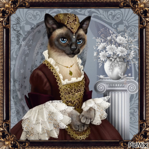 Lady Catburry - Ingyenes animált GIF