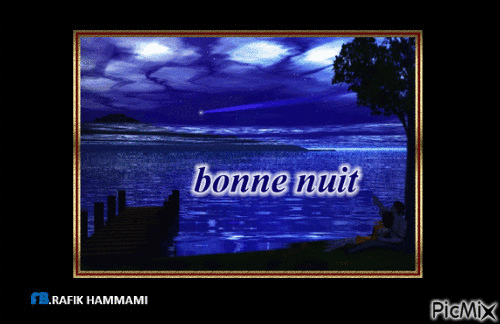 BONNE NUIT - Бесплатный анимированный гифка