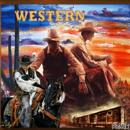 western - GIF animé gratuit
