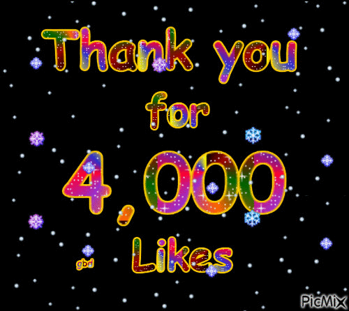 4,000 likes - Gratis animeret GIF