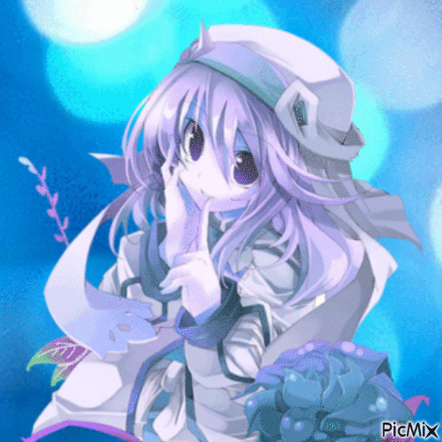 Manga bleu - Zdarma animovaný GIF