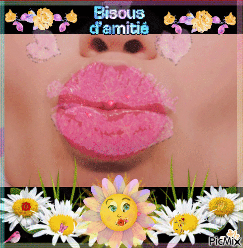 Concours "Bisous à mes amis(es)" - 免费动画 GIF