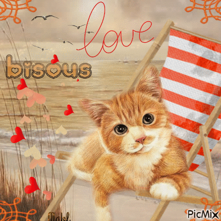 Bisous Love - GIF animé gratuit