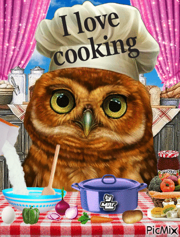 I Love Cooking - GIF animasi gratis