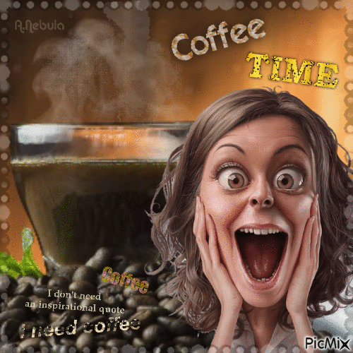 Coffee time - Bezmaksas animēts GIF