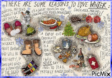 Why I Love Winter! - Free animated GIF