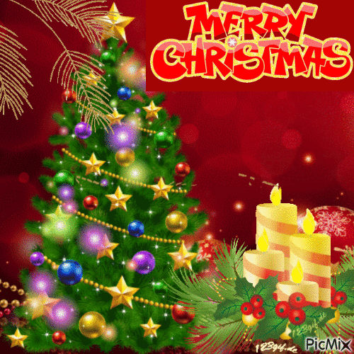 Karácsonyfa - Ingyenes animált GIF