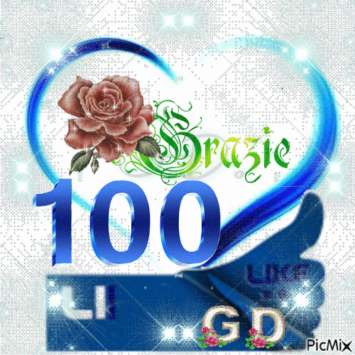 100 like - Gratis geanimeerde GIF